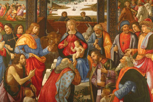 DOMENICO GHIRLANDAIO, ADORAZIONE DEI MAGI, 1448