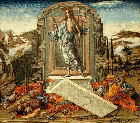 BENVENUTO DI GIOVANNI, LA RESURREZIONE, 1490, KRESS COLLECTION, NEW-YORK