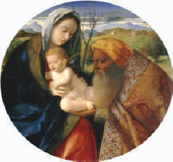 GIOVANNI BELLINI, SACRA CONVERSAZIONE, 1505-10