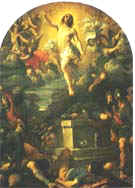 ANNIBALE CARRACCI ((1560-1609) , OLIO SU TELA CM 217 X 160, PARIGI , LOUVRE .